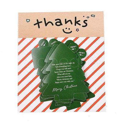 Christmas Theme Paper Self-Adhesive Stickers DIY-M070-10E-1