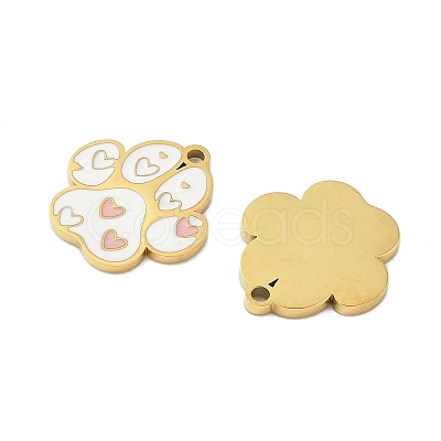 304 Stainless Steel Enamel Pendants STAS-G360-03G-04-1