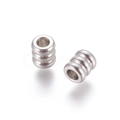 Tarnish Resistant 202 Stainless Steel Beads STAS-F205-08P-1