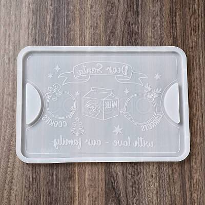 DIY Tray Plate with Handle Silicone Molds DIY-I099-61-1