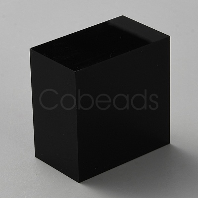 Acrylic Display Pedestals for Jewelry OACR-WH0038-32A-01-1