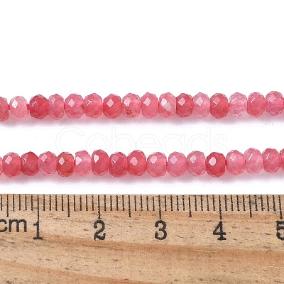 Dyed Natural Malaysia Jade Rondelle Beads Strands G-E316-2x4mm-62-1