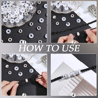 3Pcs Acrylic Hair Pin Bun Maker OHAR-PA0001-01B-1