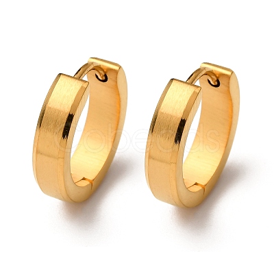 304 Stainless Steel Hoop Earrings EJEW-D331-19A-G-1