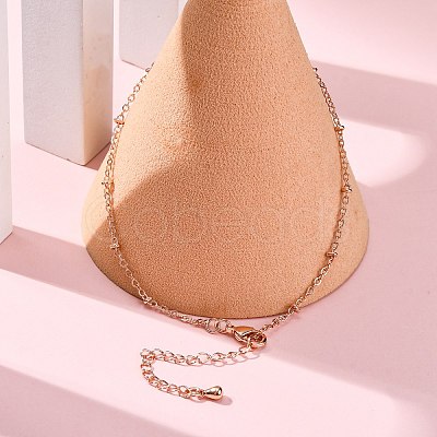 Brass Satellite Chains Bracelets for Women BJEW-G735-19RG-1
