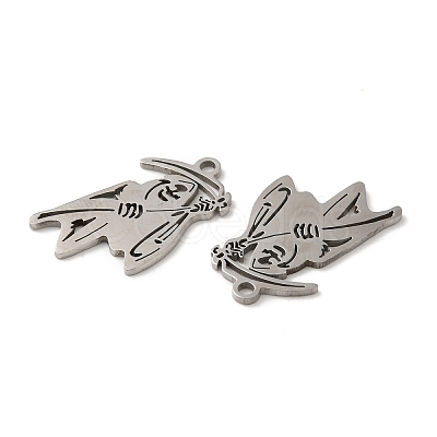 Non-Tarnish 201 Stainless Steel Pendants STAS-Q245-12P-1