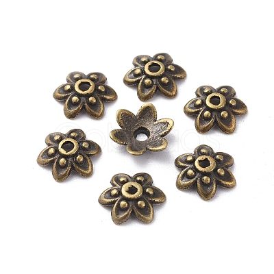Tibetan Style Bead Caps X-MLF0626Y-NF-1