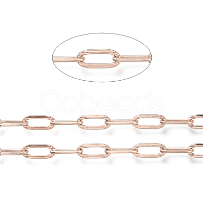 Ion Plating(IP) 304 Stainless Steel Cable Chains CHS-M002-01RG-1