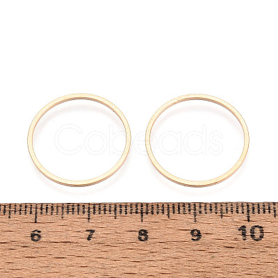 Brass Linking Rings KK-S327-06KC-20mm-1