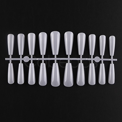 Solid Color Plastic Seamless Toe False Nail MRMJ-R106-TBL015-1