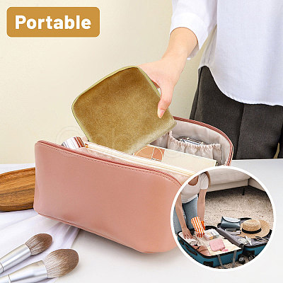 Cloth Jewelry Storage Zipper Bags with Tassel ABAG-WH0045-75-1
