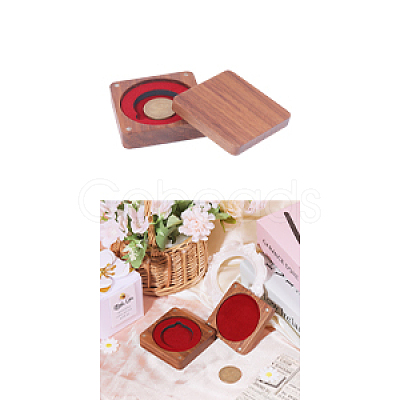 Wood Medal Storage Magnetic Boxes CON-WH0088-93A-02-1