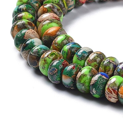 Natural Imperial Jasper Beads Strands G-C034-01B-1
