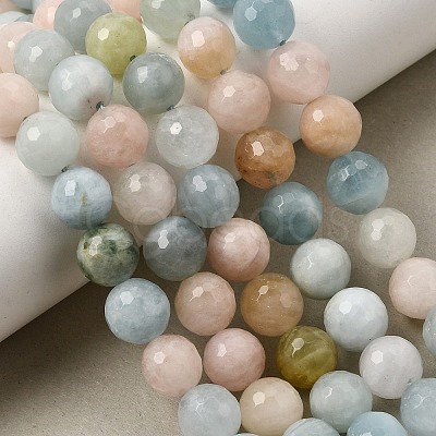 Natural Morganite Beads Strands GG-CBA0166-A01-10mm-1