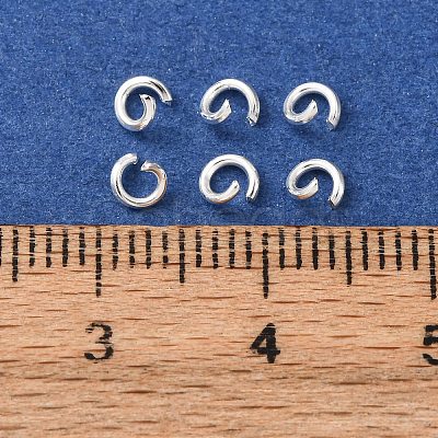 Brass Open Jump Rings KK-G604-08S-14-1