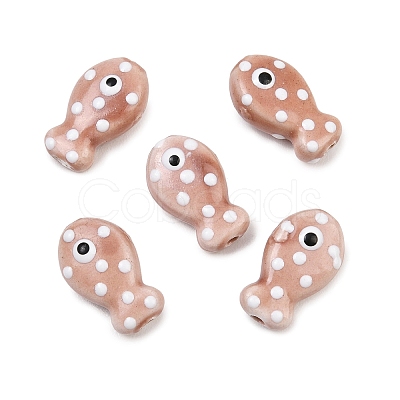 Handmade Porcelain Beads X-PORC-B009-03-1