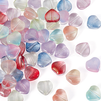 80Pcs 8 Colors Handmade Lampwork Beads LAMP-TA0002-53-1