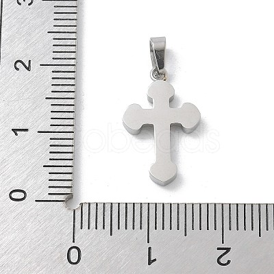 304 Stainless Steel Micro Pave Cubic Zirconia Pendants LS-STAS-Z107-08P-10-1