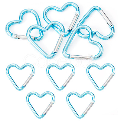 5Pcs Zinc Alloy Spring Gate Rings FIND-TA0009-73L-1