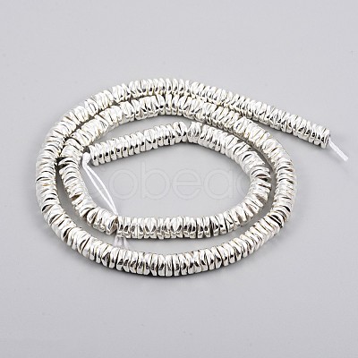 Electroplated Non-magnetic Synthetic Hematite Beads Strands G-F682-09-S-1