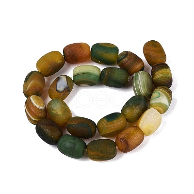 Natural Agate Beads Strands G-Q606-97B-01-1