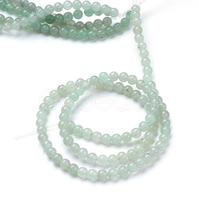 Natural Green Aventurine Bead Strands G-R412-15-8mm-1