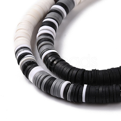 Handmade Polymer Clay Bead Strands CLAY-C003-04D-1