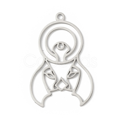 Non-Tarnish 201 Stainless Steel Pendants STAS-K250-03P-1