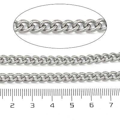 304 Stainless Steel Curb Chains CHS-B016D-P-1