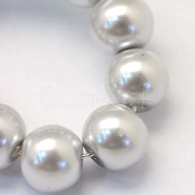 Baking Painted Glass Pearl Bead Strands X-HY-Q003-3mm-62-1