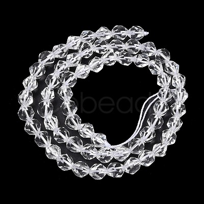 Synthetic Quartz Crystal Beads Strands G-Z119-A42-01-1