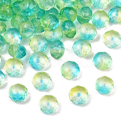 Two-Tone Transparent Acrylic Beads AC-CBAE44E-01A-01-1