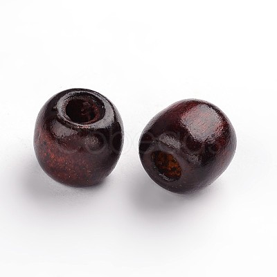 Natural Wood Beads WOOD-S030-08-LF-1