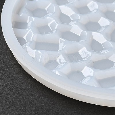 Silicone Diamond Texture Cup Mat Molds DIY-C061-04F-1