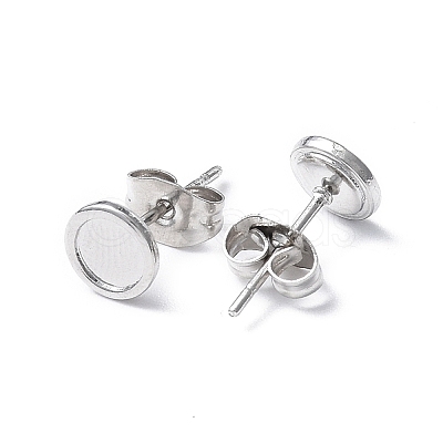 Non-Tarnish 304 Stainless Steel Stud Earring Finding EJEW-I285-41P-1