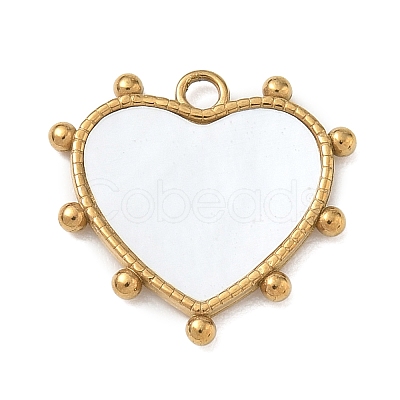 304 Stainless Steel with Shell Pendants SA-CBA4CA5-06B-G-1