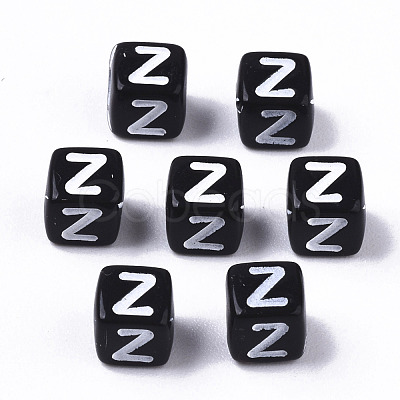 Opaque Acrylic Beads SACR-N002-01Z-1