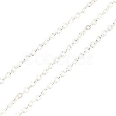 Rack Plating Brass Cable Chains CHC-M001-04S-1