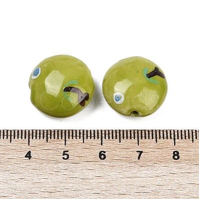 Handmade Porcelain Beads PORC-I029-08A-1