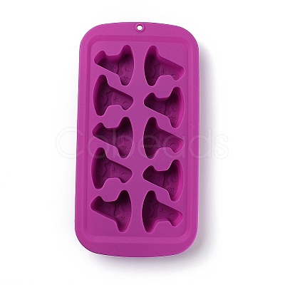 Halloween Witch Hat Shape Food Grade Silicone Molds X-DIY-H126-03-1