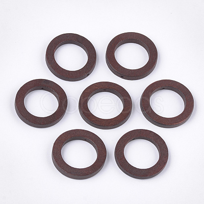 Painted Wood Pendants WOOD-T021-15C-1