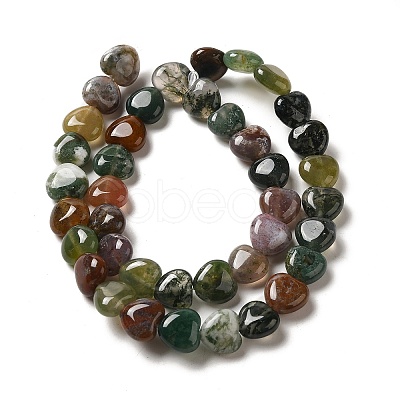 Natural Indian Agate Bead Strands X-G-R190-11-1