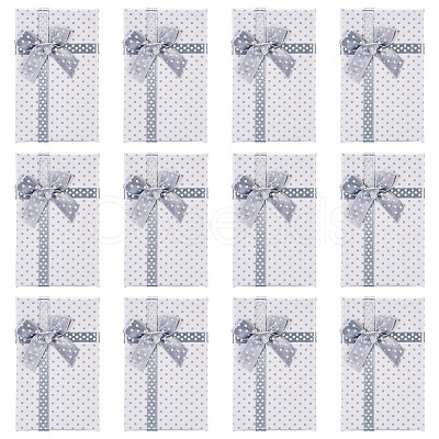 Polka Dot Print Cardboard Jewelry Gift Boxes with Bowknot X1-CON-TAC0001-10C-1