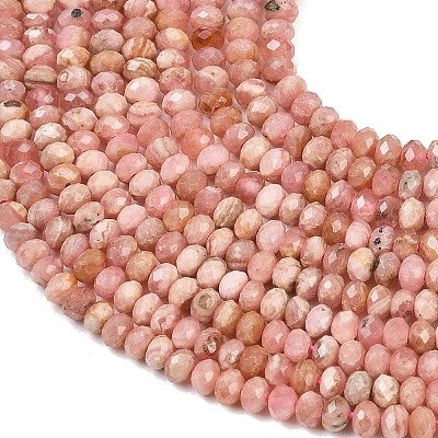 Natural Argentina Rhodonite Beads Strands G-B175-A18-2x3mm-1