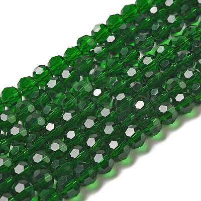 Transparent Glass Beads LS-EGLA-A035-T8mm-D10-1