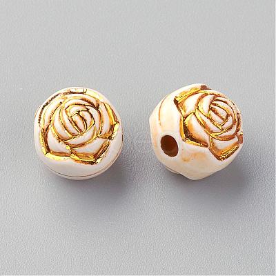 Plating Acrylic Beads PACR-Q113-03-1