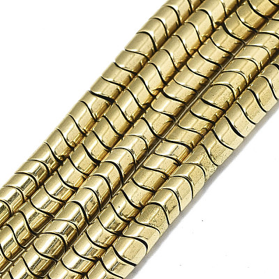 Electroplate Non-magnetic Synthetic Hematite Beads Strands G-S352-62-1