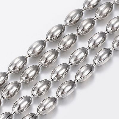 Tarnish Resistant 304 Stainless Steel Ball Chains CHS-H013-05-1.5MM-1