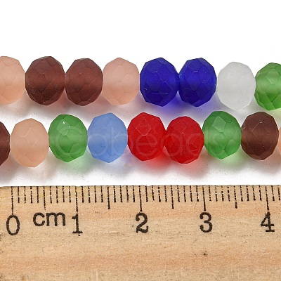Transparent Glass Beads Strands X-EGLA-A034-M8mm-63-1