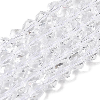 Synthetic Quartz Crystal Beads Strands G-Z119-A42-02-1